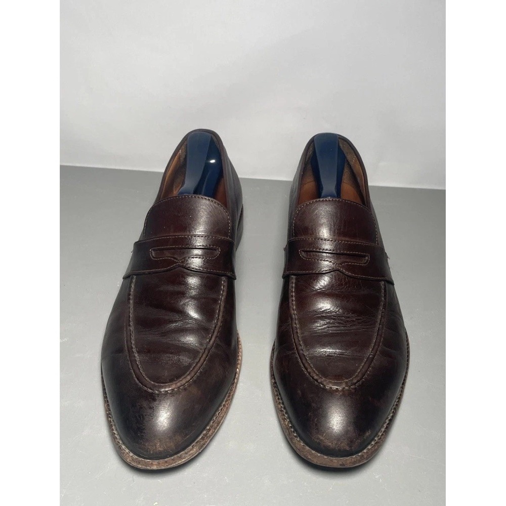 Beckett Simonon Men's Cohen Loafers Brown Leather Size 10.5